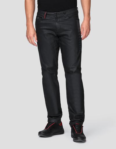 メンズ ファイブポケットジーンズ アロープリント