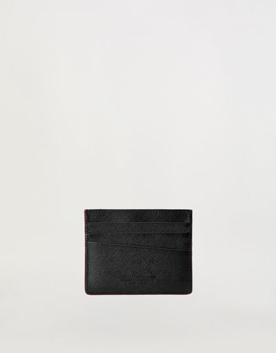 Scuderia Ferrari Online Store - EVO Saffiano leather credit card holder - Credit Card Holders