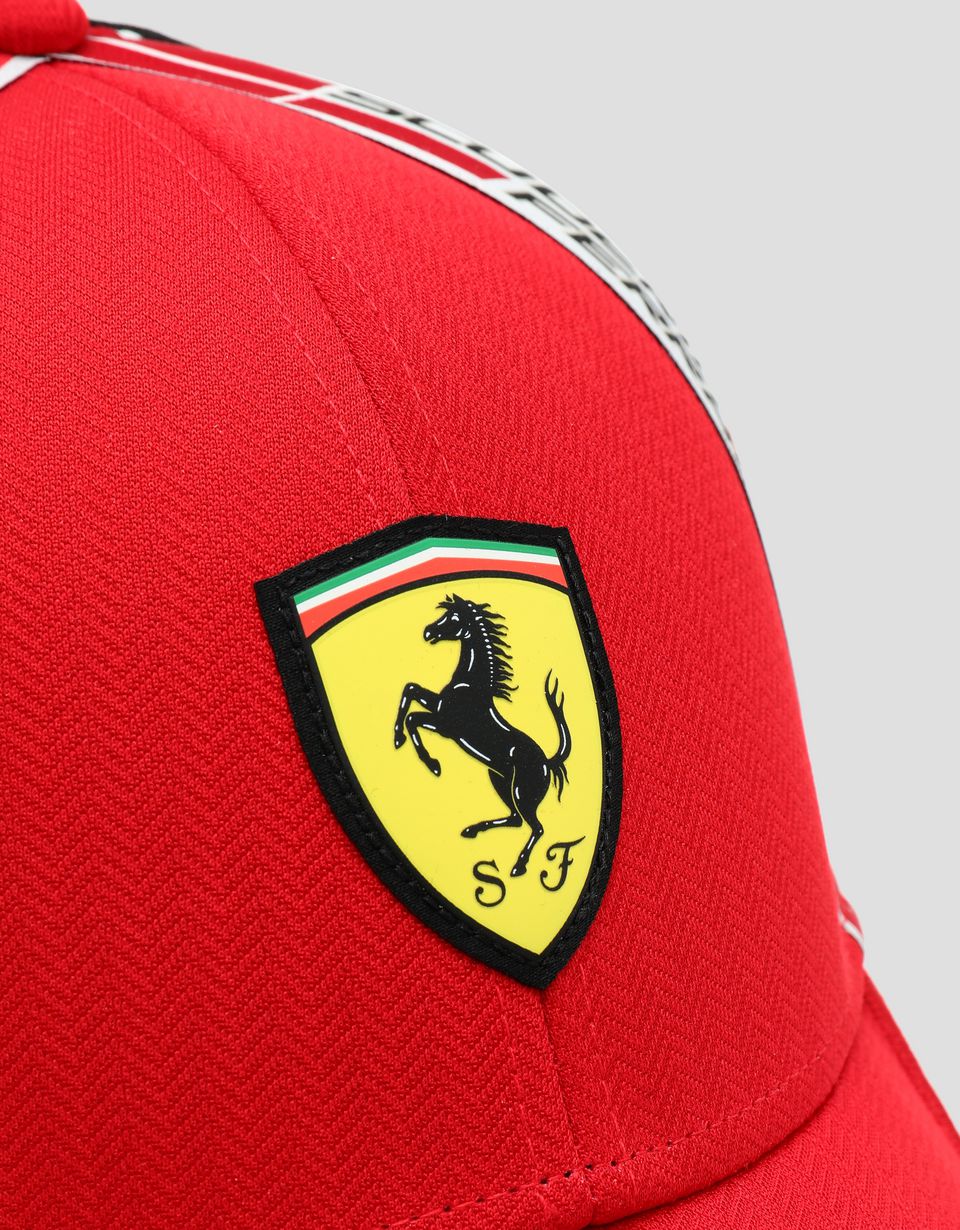 Ferrari Men's hat in technical fabric with Icon Tape Man | Scuderia ...