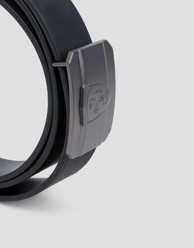 Scuderia Ferrari Online Store - Men's Scuderia Ferrari reversible belt - Reversible Belts