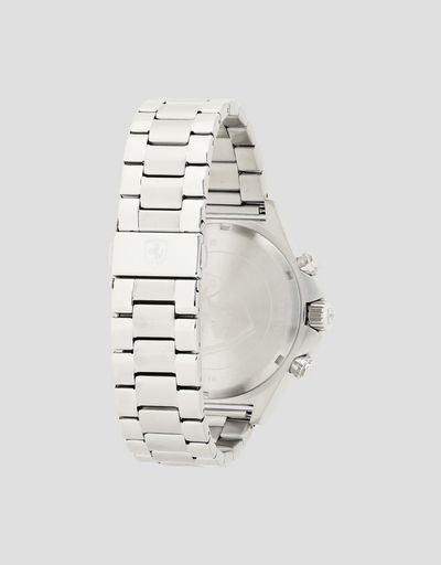 Scuderia Ferrari Online Store - Steel Pilota watch with red face - Chrono Watches