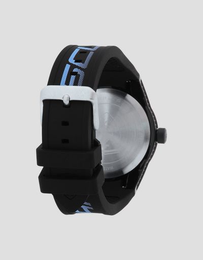 Scuderia Ferrari Online Store - Black Red Rev watch with blue logo and detailing - Quartz Watches