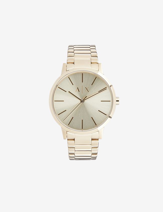 Armani Exchange Analog Watches Oro Acciaio Inox