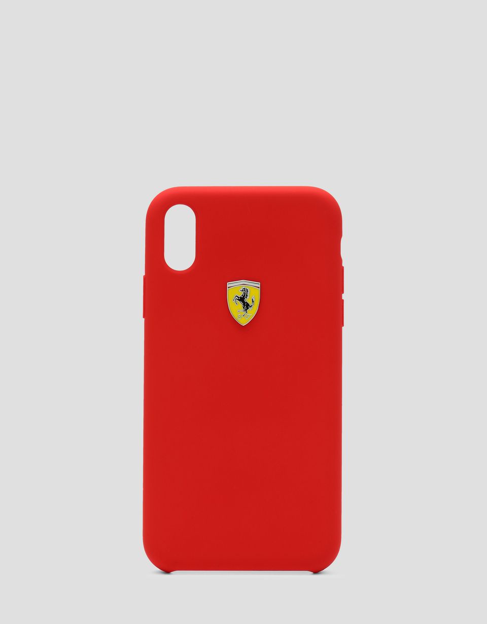 Ferrari Red silicone hard case for iPhone XR Unisex | Scuderia Ferrari