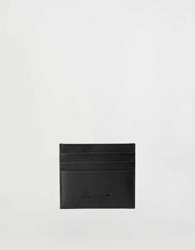 Scuderia Ferrari Online Store - EVO leather and carbon fiber credit card holder - Credit Card Holders
