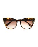 THIERRY LASRY Damen Sonnenbrille Farbe Schwarz Gr��e 15