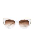 THIERRY LASRY Damen Sonnenbrille Farbe Weiß Größe 10