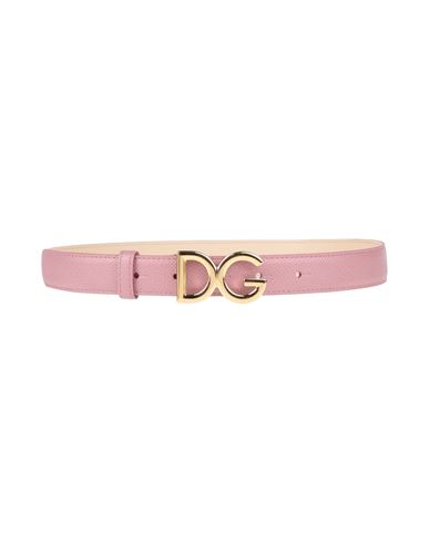 Dolce & Gabbana Woman Belt Pink Size 26 Calfskin