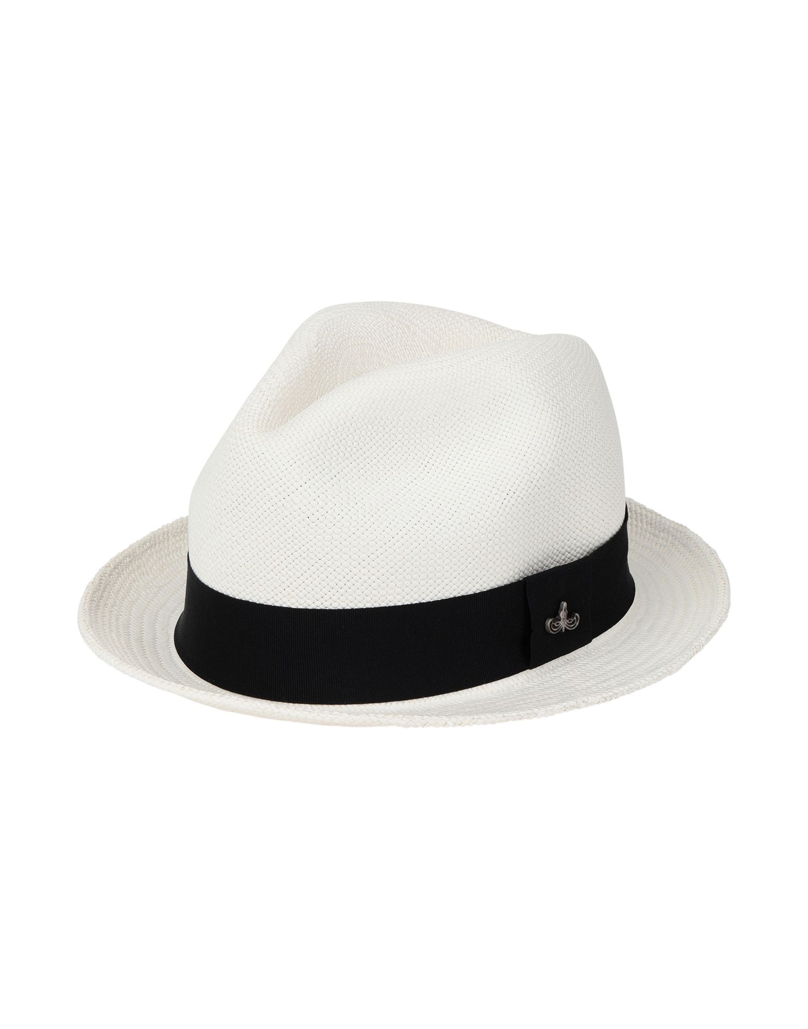 《送料無料》PANAMA HATTERS レディース 帽子 ホワイト 55 ストロー 100%