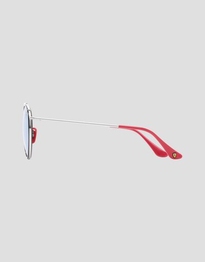 Scuderia Ferrari Online Store - Ray-Ban for Scuderia Ferrari avec verres effet miroir 0RB3647M - Lunettes de soleil