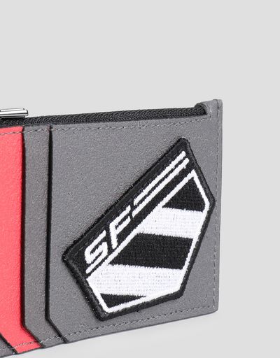 Scuderia Ferrari Online Store - Made in Italy Freccia Livrea credit card holder - Credit Card Holders