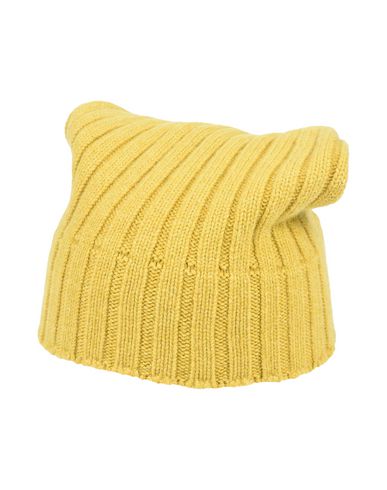 Woman Hat Yellow Size ONESIZE Cashmere