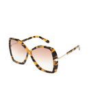 KAREN WALKER Unisex Sonnenbrille Farbe Braun Gre 1