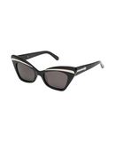 KAREN WALKER Damen Sonnenbrille Farbe Schwarz Gre 1