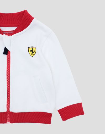 Scuderia Ferrari Online Store - Babyset mit Sweatjacke und Hose aus Baumwolle - Kleinkinder- & Kindersets