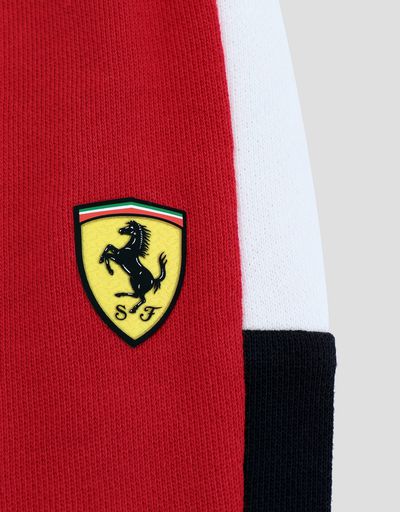 Scuderia Ferrari Online Store - Pantalon de jogging pour nouveau-né en molleton de coton - Pantalons de survêtement