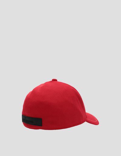 Scuderia Ferrari Online Store - メンズ ハット エンボス加工チェッカーパターン入り - ベースボールキャップ