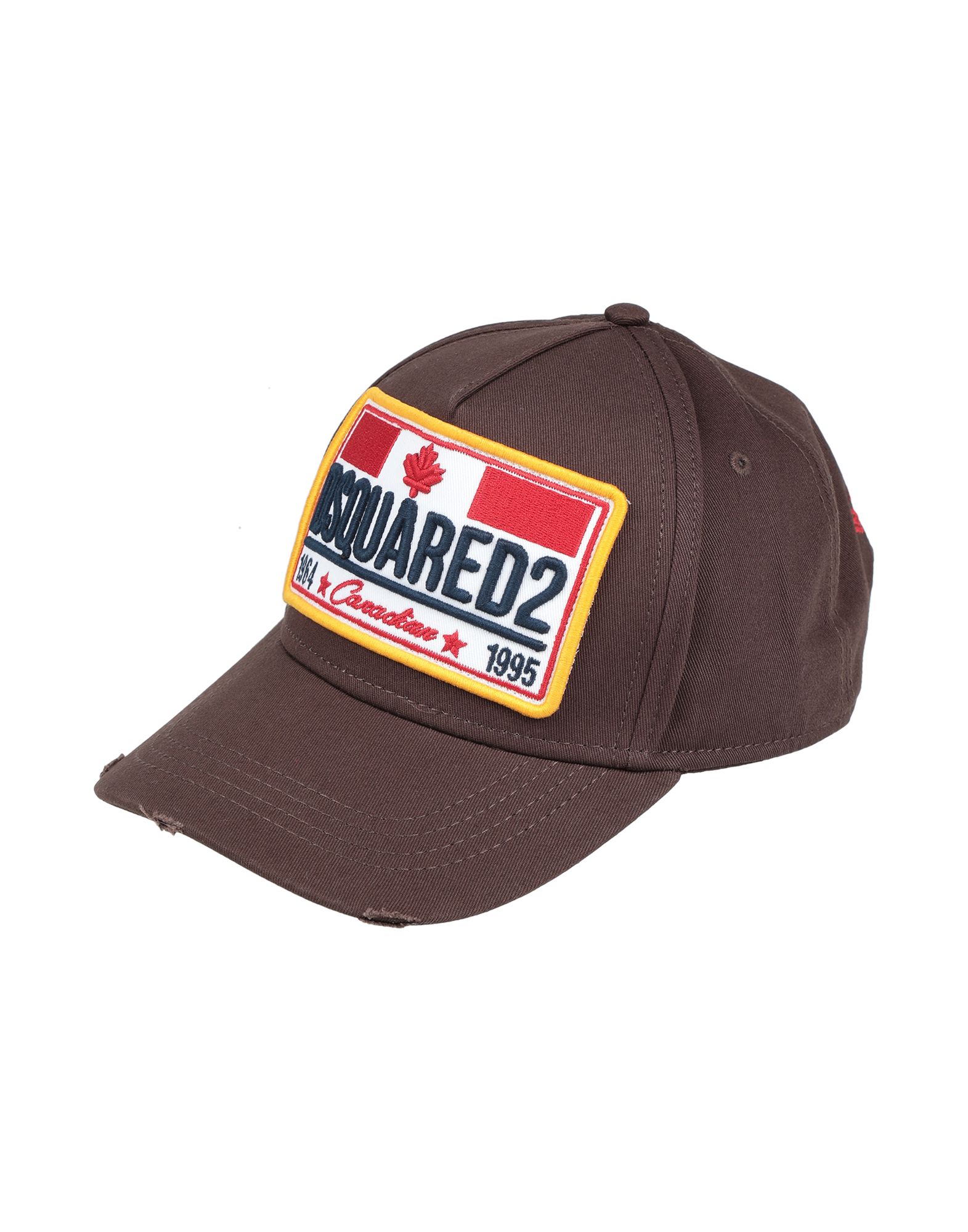 《セール開催中》DSQUARED2 メンズ 帽子 ブラウン one size コットン 100%