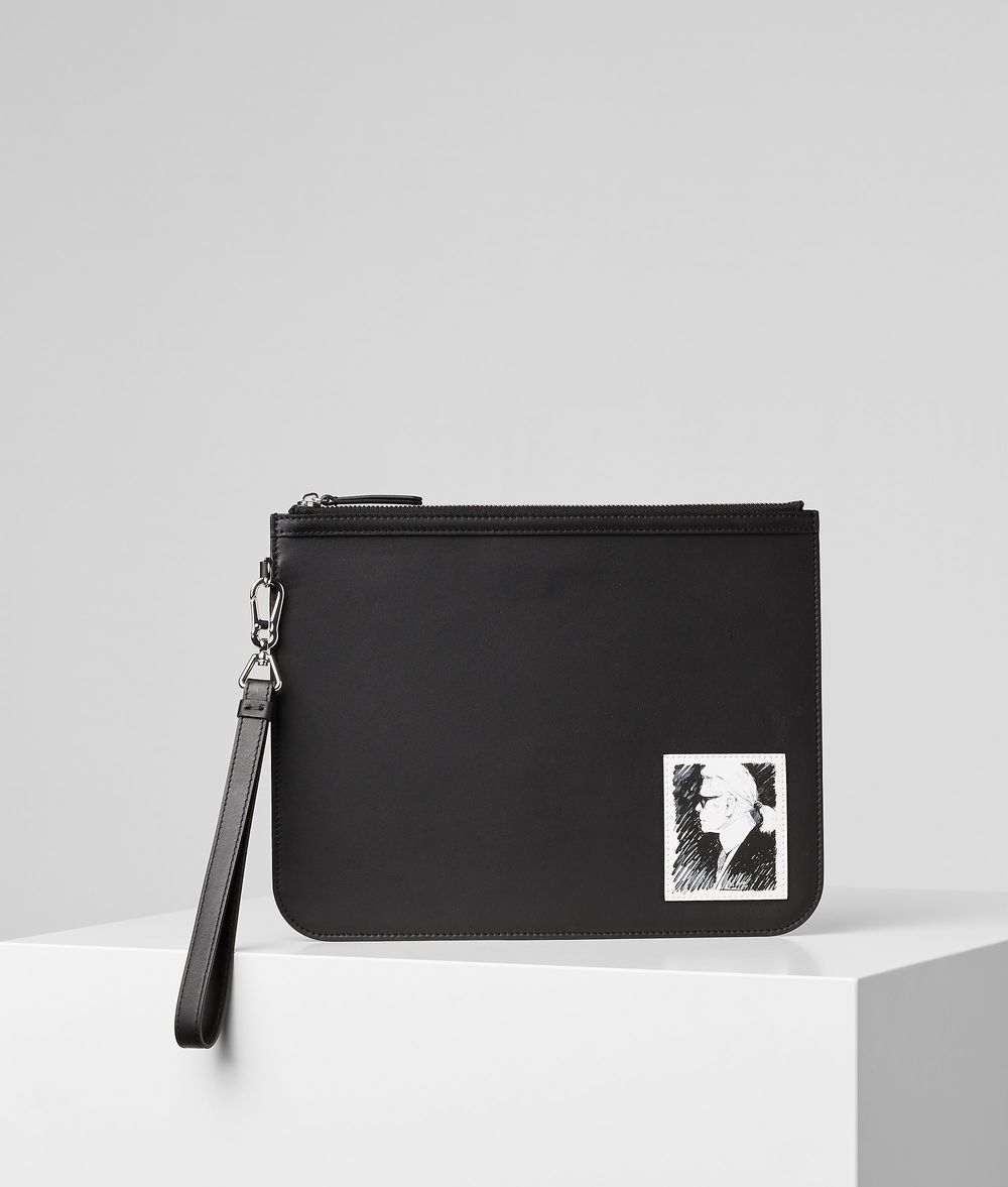 Woman Legend Luxury Clutch Black 100% Cow leather - Size: OneSize