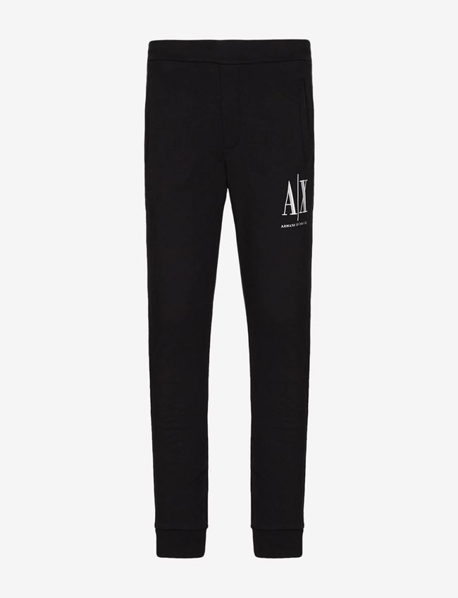 Armani Exchange Pantalone Da Jogging Nero Cotone