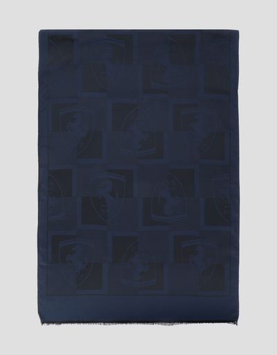 メンズマフラー チェッカースクエア＆Scudetto Ferrari