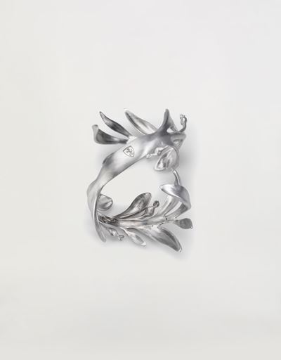 Scuderia Ferrari Online Store - Aluminum bracelet made in Italy with laurel wreath shape - Pendants & Bracelets