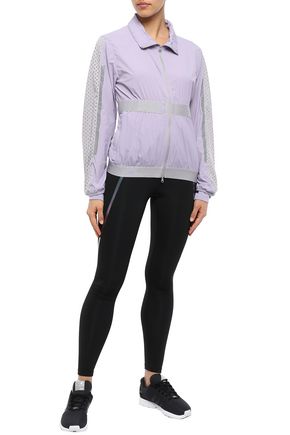 Click to view more detailed imagery on our partner's website Adidas By Stella Mccartney Mesh-paneled Shell Track Jacket In Lilac