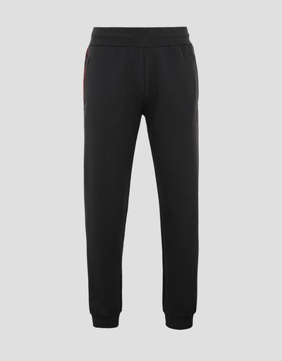 Scuderia Ferrari Online Store - Men's joggers in double knit interlock - Joggers