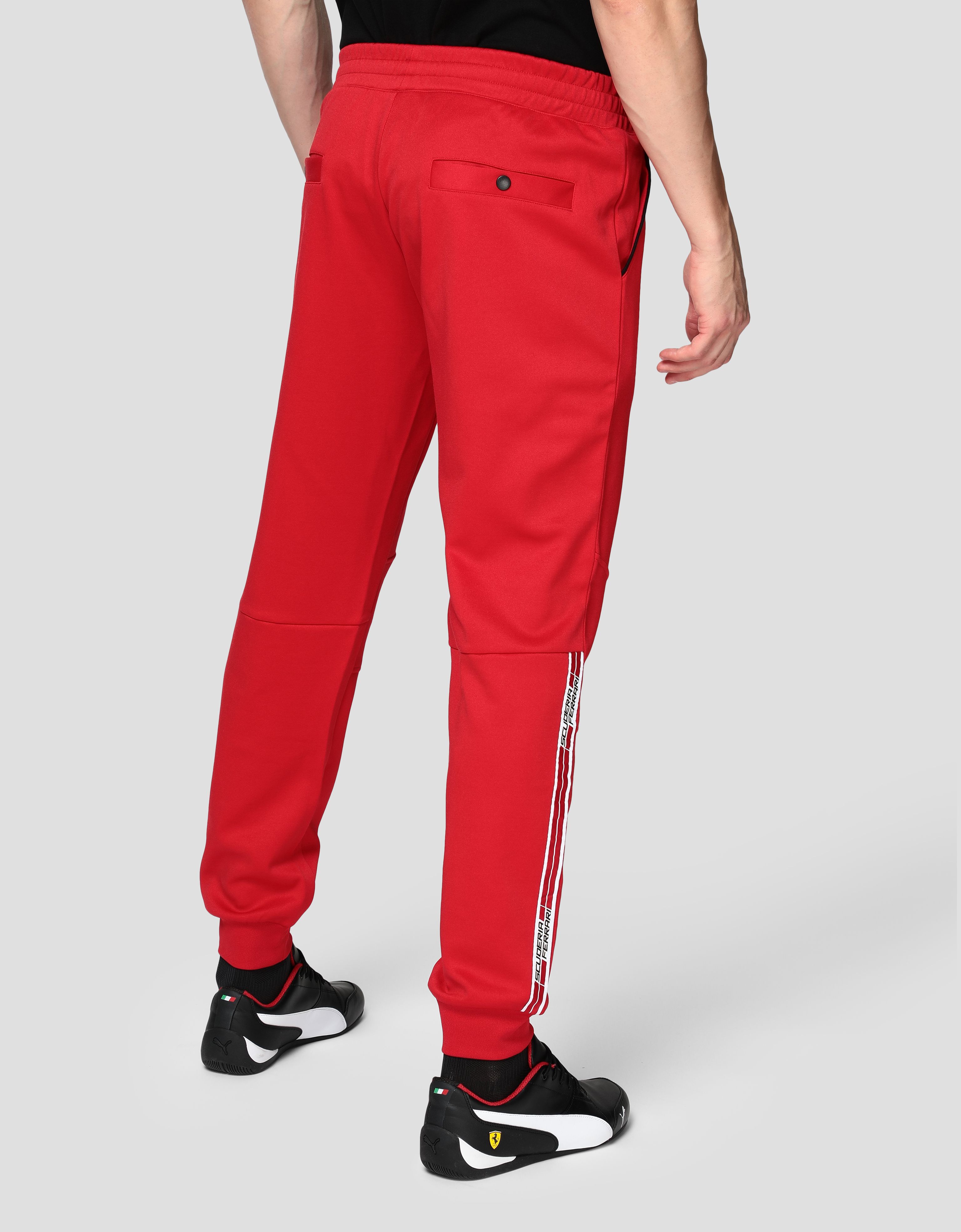 Ferrari Men’s jogging trousers in triacetate Man | Scuderia Ferrari ...