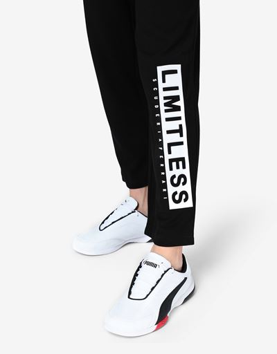 Women's jumpsuit in Milano rib with LIMITLESS print