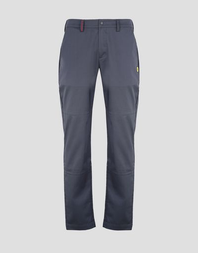 Scuderia Ferrari Online Store - Men's stretch gabardine chinos - 5-pocket-pants