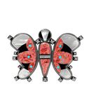 VALENTINO GARAVANI Damen G�rtelschnalle Farbe Altrosa Gr��e 1