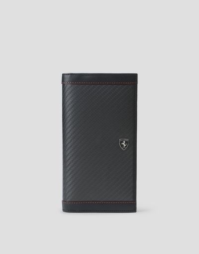 EVOカーボン 縦長ウォレット イタリア製