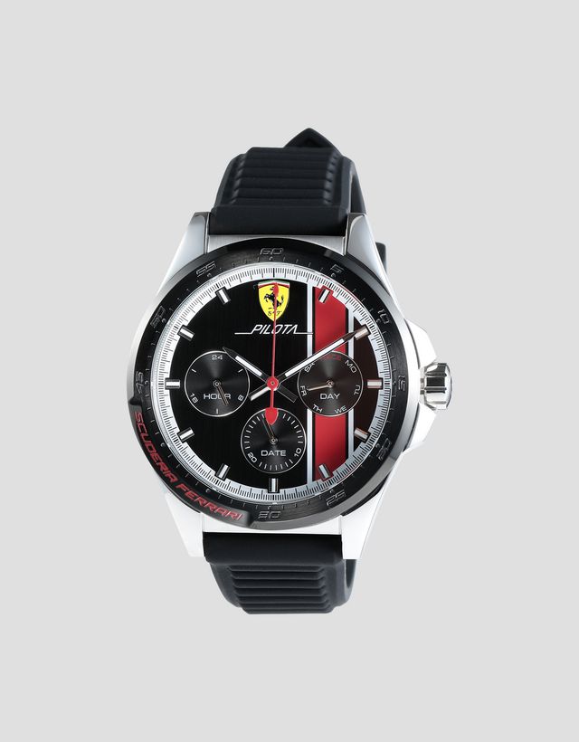 Scuderia Ferrari Online Store - Pilota クロノグラフウォッチ レッドディテール - クロノグラフ