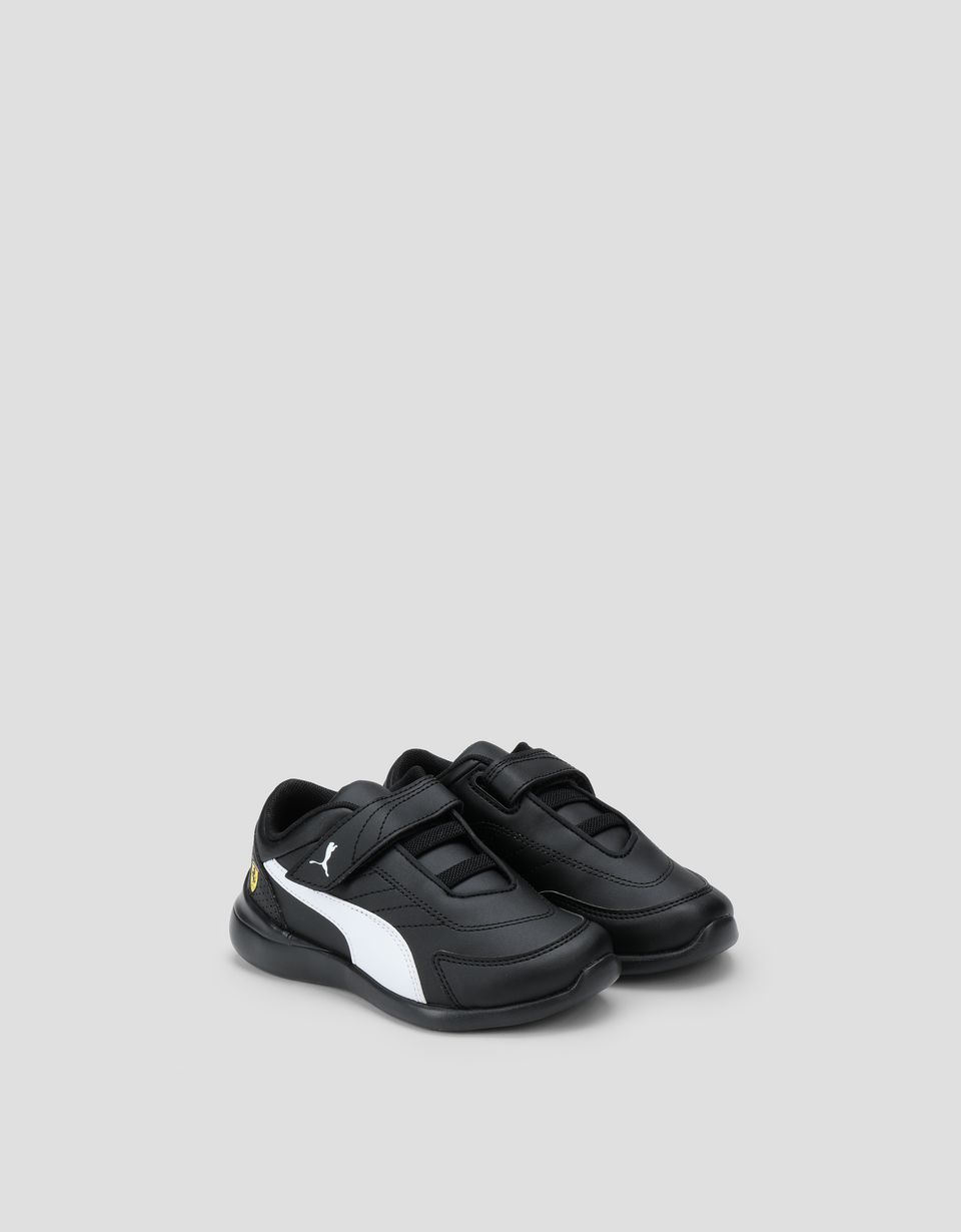 puma ferrari edition iii black leather shoes