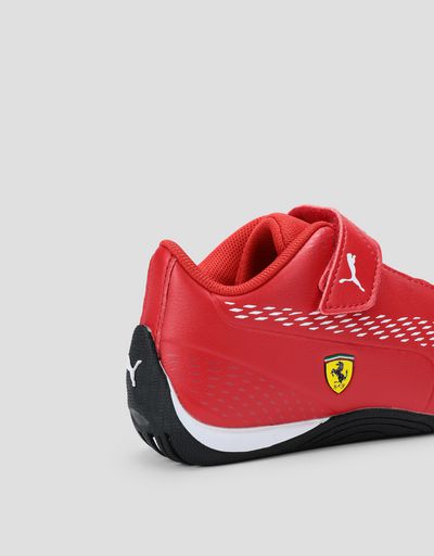 Scuderia Ferrari Online Store - Puma 法拉利车队 Drift Cat 5 Ultra II 魔术贴开合男童鞋履 - 功能运动鞋