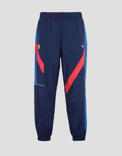 Scuderia Ferrari Online Store - Puma Scuderia Ferrari Men's Trousers in a perforated fabric - Chinos