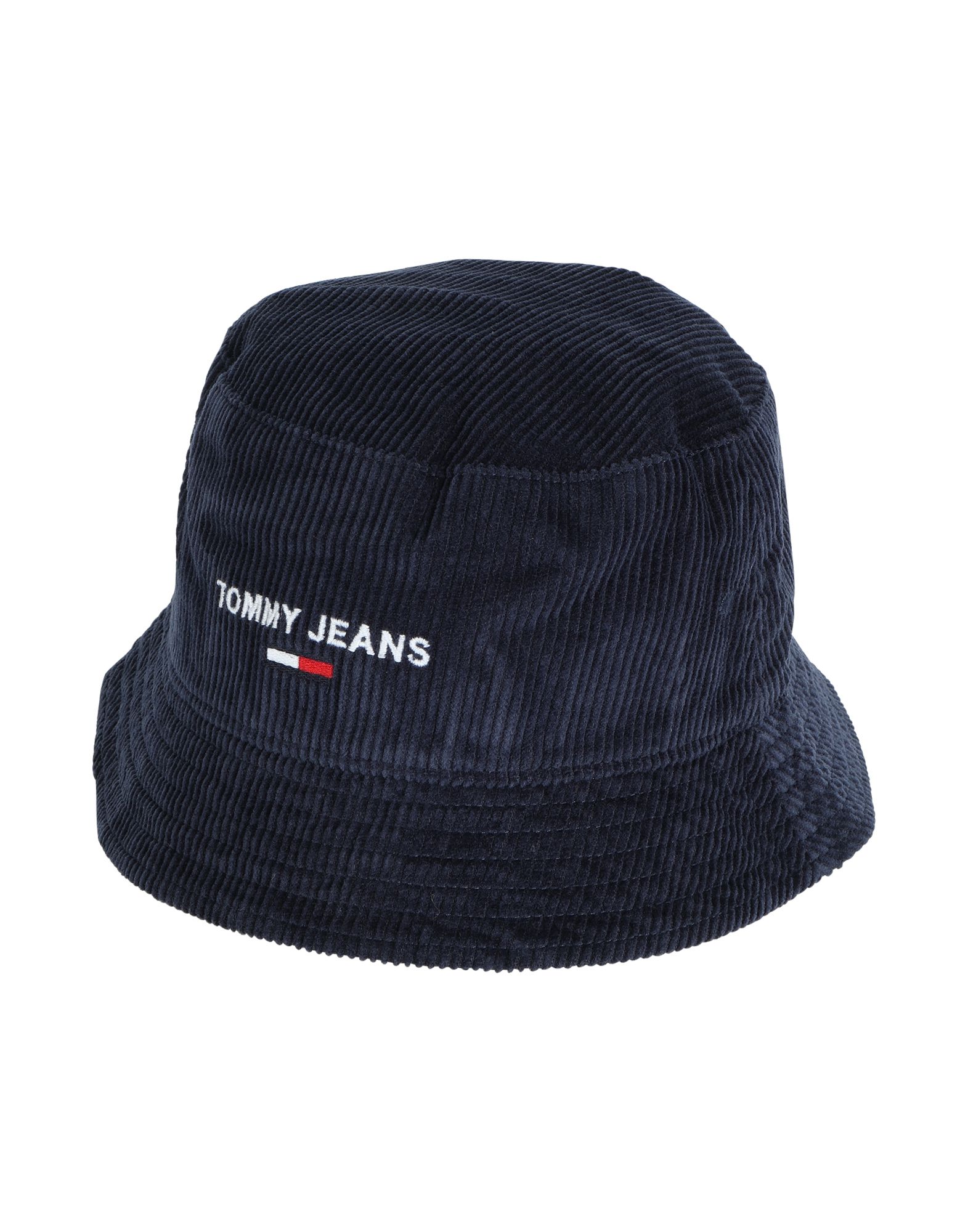 《期間限定セール開催中!》TOMMY JEANS メンズ 帽子 ダークブルー one size コットン 100% TJM SPORT BUCKET