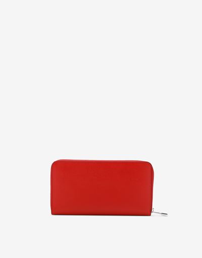 Scuderia Ferrari Online Store - EVO Saffiano zip-around wallet - Zip-around Wallets