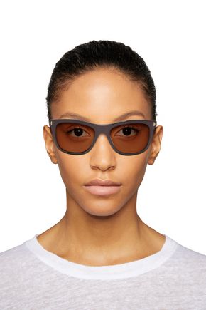 Tom Ford Andrew Square-frame Acetate Sunglasses In Dark Brown