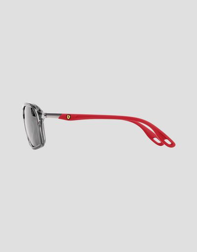 Scuderia Ferrari Online Store - Ray-Ban for Scuderia Ferrari with RB4329M mirrored lenses - Sunglasses
