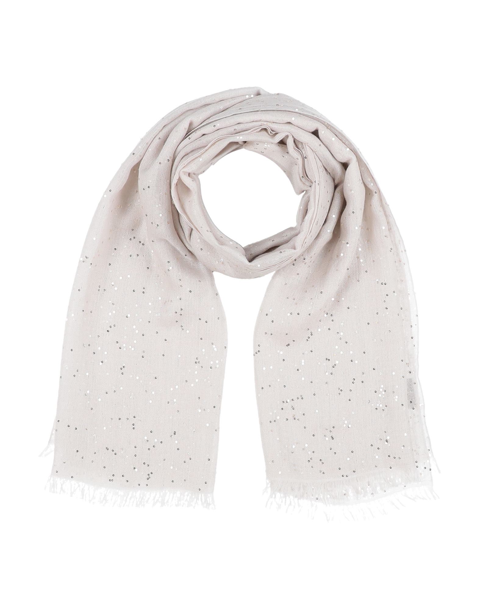 Brunello Cucinelli Scarves In Light Grey