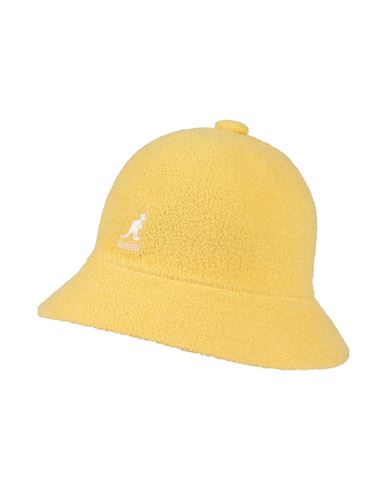 Kangol Woman Hat Yellow Size M Modacrylic, Acrylic, Nylon