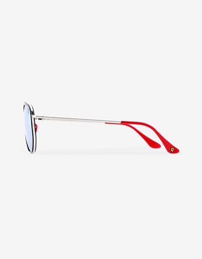 Scuderia Ferrari Online Store - Ray-Ban for Scuderia Ferrari with mirrored lenses RB3748M - Sunglasses
