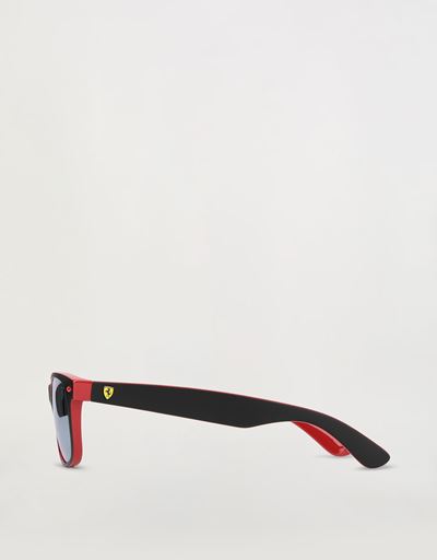 Scuderia Ferrari Online Store - Ray-Ban for Scuderia Ferrari with mirrored lenses RB2132M - Sunglasses