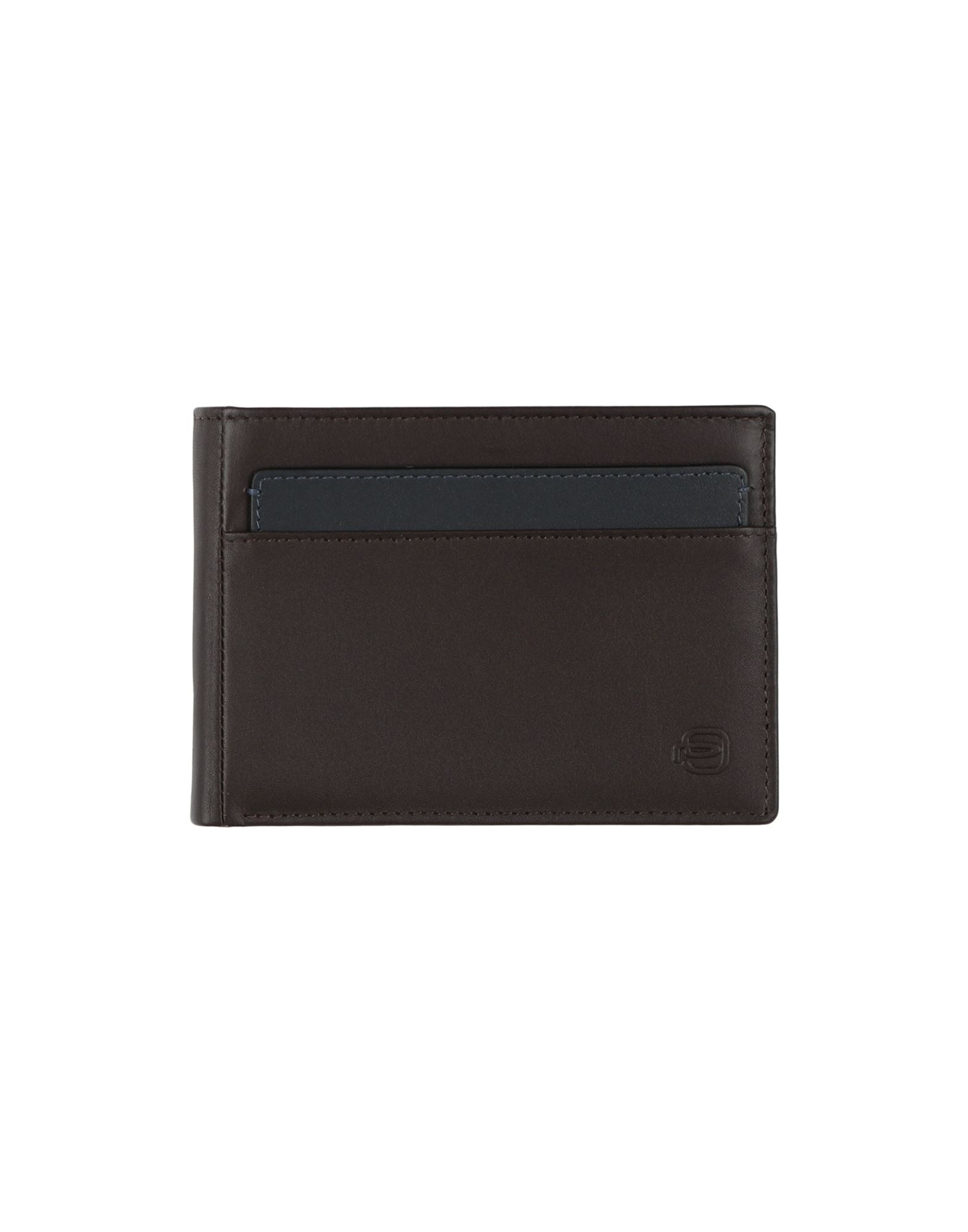 Piquadro Wallets In Dark Brown