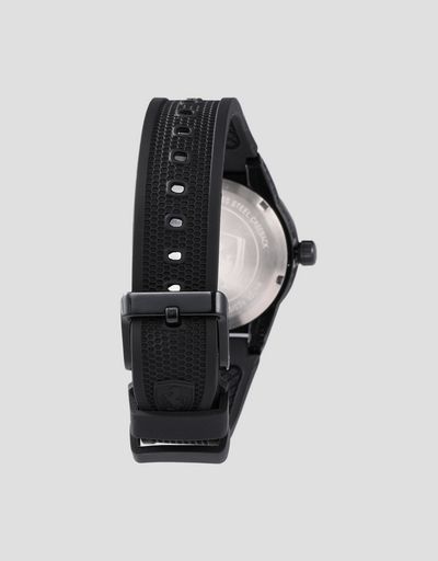 Scuderia Ferrari Online Store - Boys black RedRev watch with yellow details - Quartz Watches