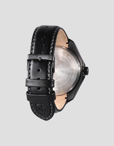 Scuderia Ferrari Online Store - Speedracer automatic watch with skeleton dial and rose gold colored details - Chrono Watches