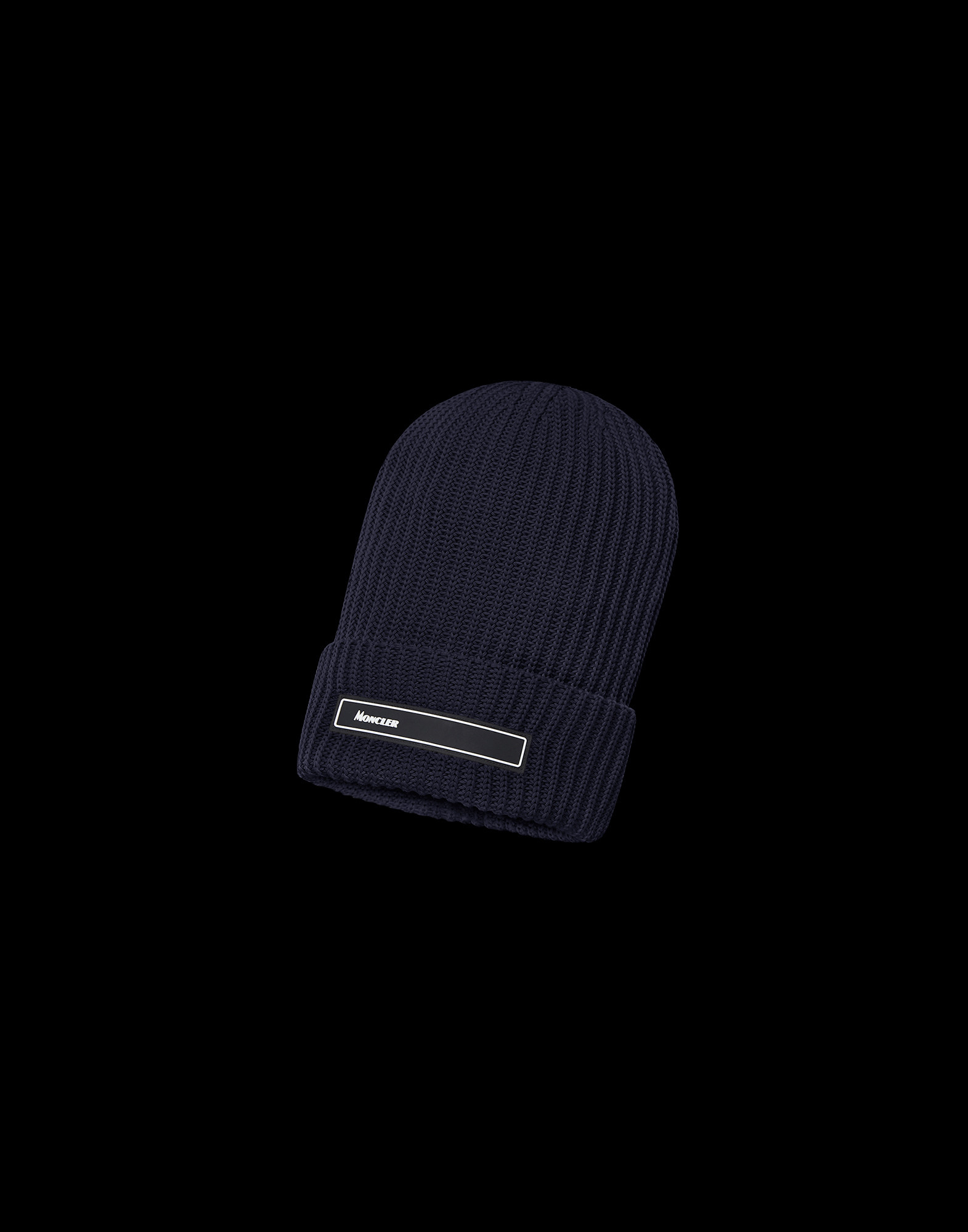 black moncler hat