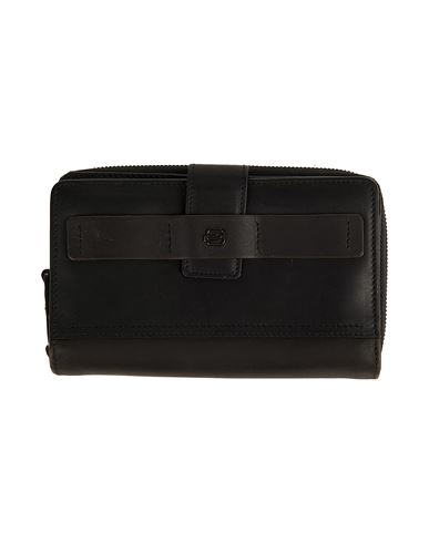 Woman Wallet Black Size - Soft Leather